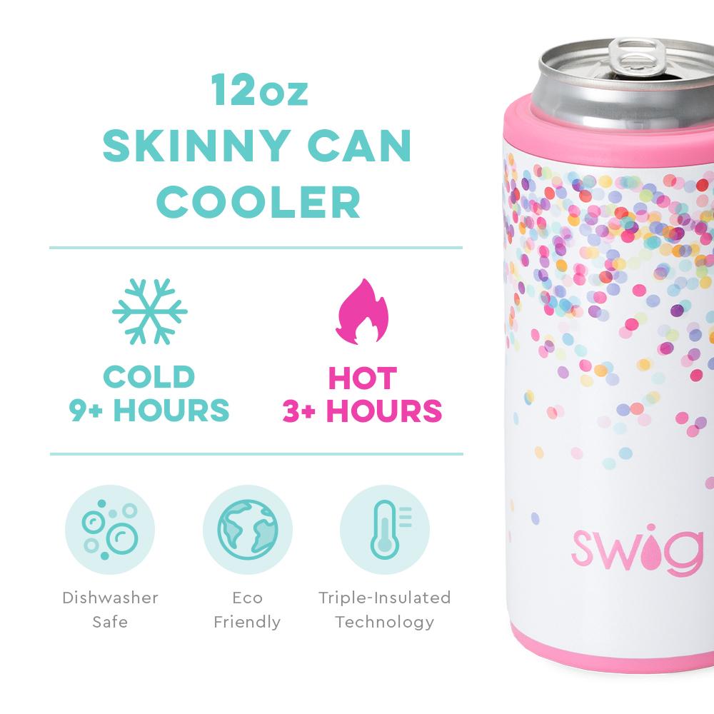 Confetti Skinny Can Cooler