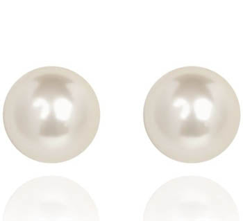 Spirit by Silver Forest Pearl Post Earrings