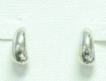 Spirit by Silver Forest Silver Curl Earrings