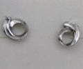 Spirit by Silver Forest Small Silver Curl Post Earrings