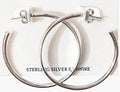 Spirit by Silver Forest Large Silver Hoop Earrings