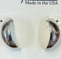 Spirit by Silver Forest Modern Silver Chic Hoop Earrings