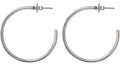 Spirit by Silver Forest Silver Hammered Hoop Earrings