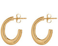 Spirit by Silver Forest Gold Chunky Ideal Hoop Earrings