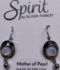 Spirit by Silver Forest Stone on Oval w/Bead Drop Earrings
