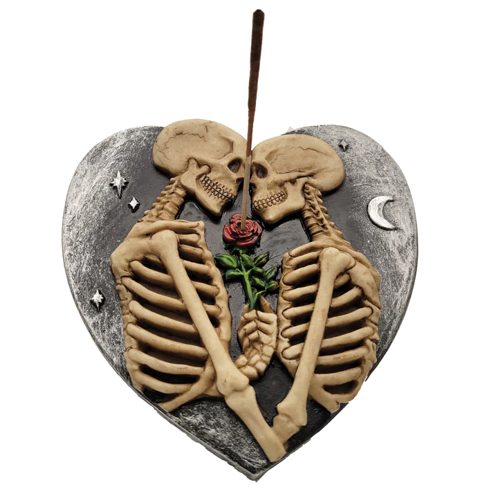 Skeleton Lovers Incense Burner