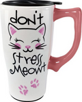 Don't Stress Meowt Travel Mug