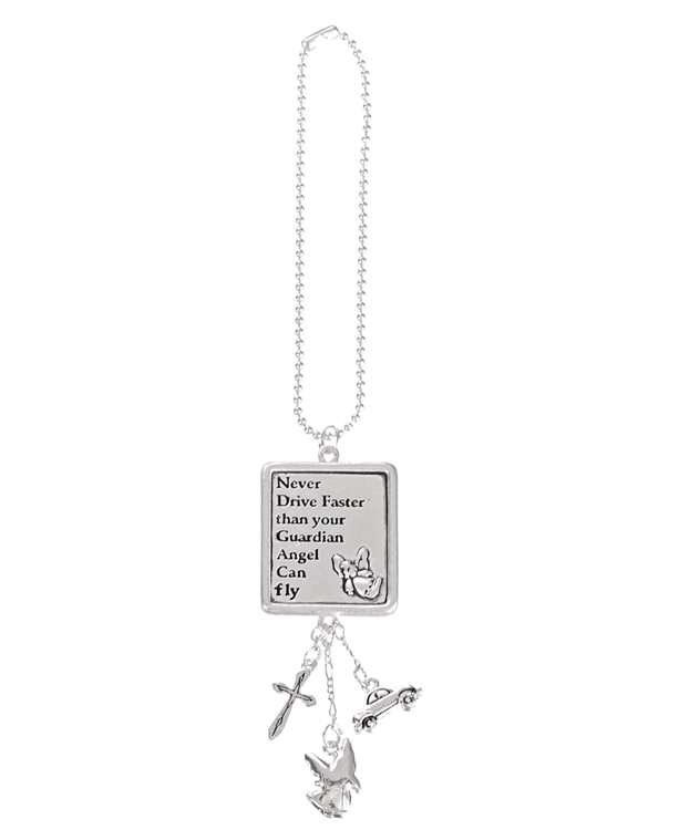 Never Drive Faster...Car Charm