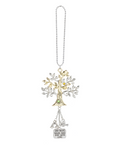 Tree of Life Silver and Gold Car Charm