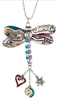 Dragonfly Colorful Car Charm
