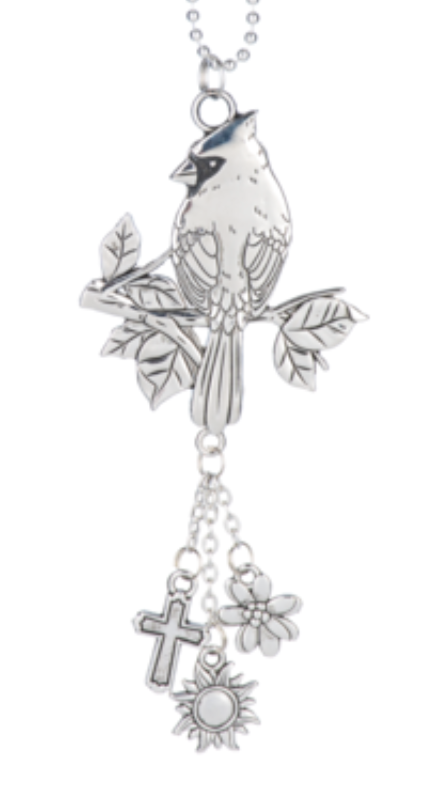 Cardinal Car Charm