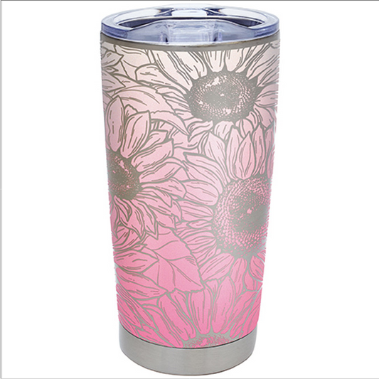 Ombre Floral 20oz Tumbler