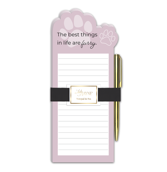 Paw Print Notepad – Dreams and Rainbows Gifts and More