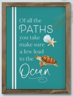 Of All The Paths You Take...Framed Art