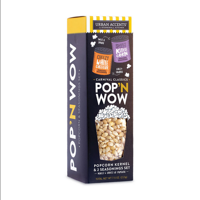 Carnival Classics Pop N Wow Popcorn Gift Set