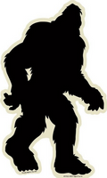 Sasquatch Die Cut Sign