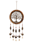 Tree of Life Wooden Garden Bell
