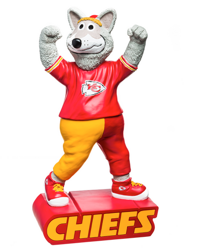 Kansas City Chiefs Mascot Statue