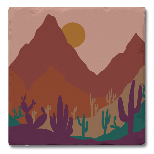 Southwestern Pallette Coasters 4pk/set