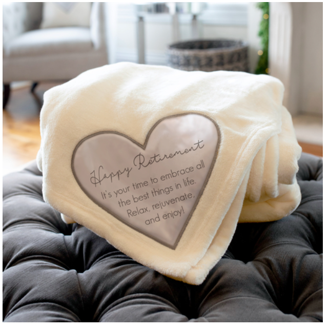 Happy Retirement Royal Plush Blanket