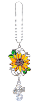 Sunflower Car Charm