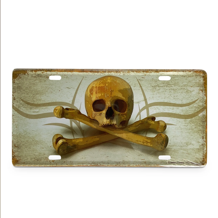 Skull and Crossbones License Plate