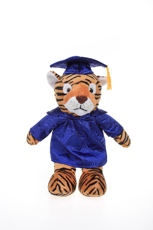 Graduation Stuffed Tiger