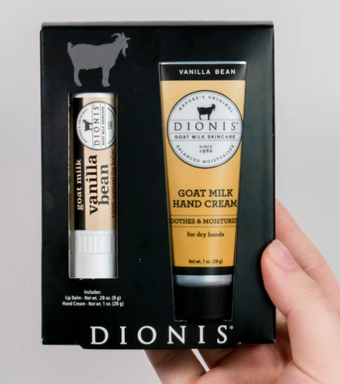 Vanilla Bean Lip Balm & Hand Cream Set