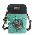 Turtle Dazzled Cellphone Crossbody Turquoise