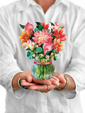 Mini Dear Dahlia FreshCut Paper - Pop Up Flower Bouquet