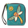 Dragonfly Zip Around Wallet