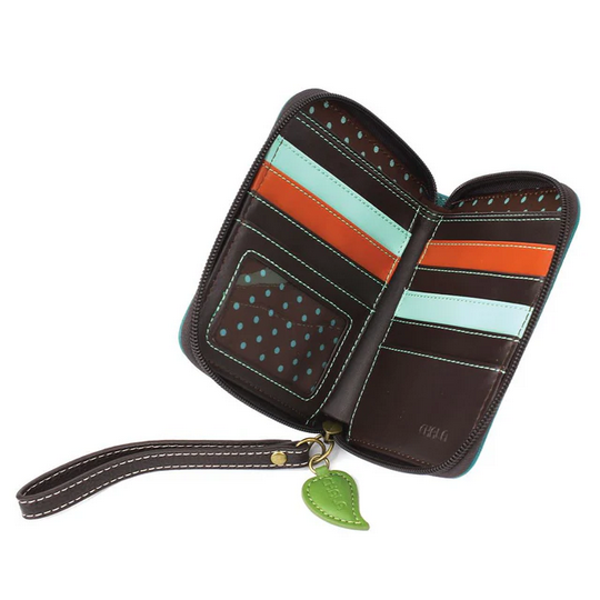 Dragonfly Zip Around Wallet