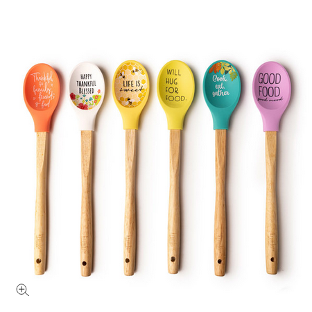 Krumbs Kitchen Homemade Happiness Silicone Spoons