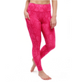 Fitkicks Crossover Leggings Electric Jungle Vivid