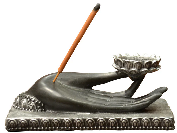 Serenity Hand Tealight and Incense Holder