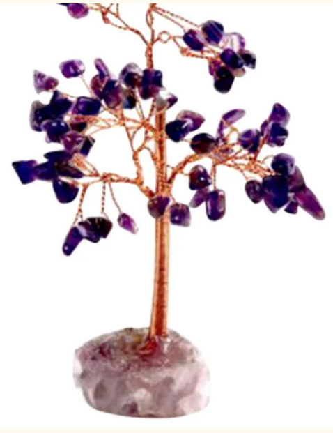 Lucky Amethyst Stone Tree
