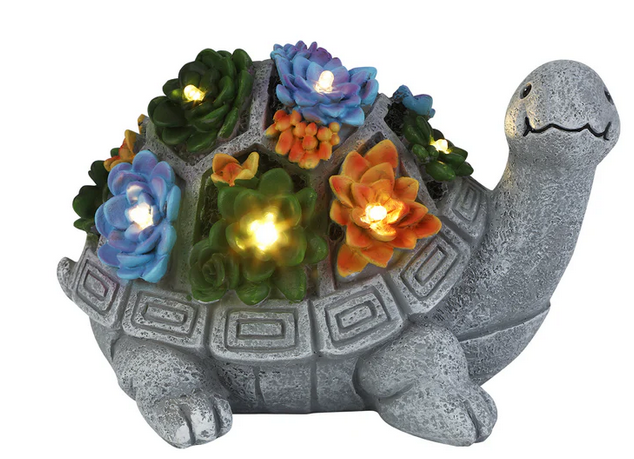 Garden Turtle with LED Lights