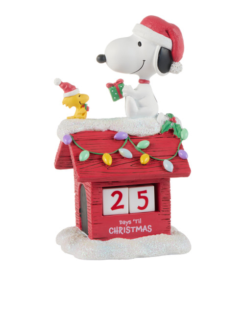 Peanuts Snoopy Dog House Christmas Countdown Calender Precious Moments