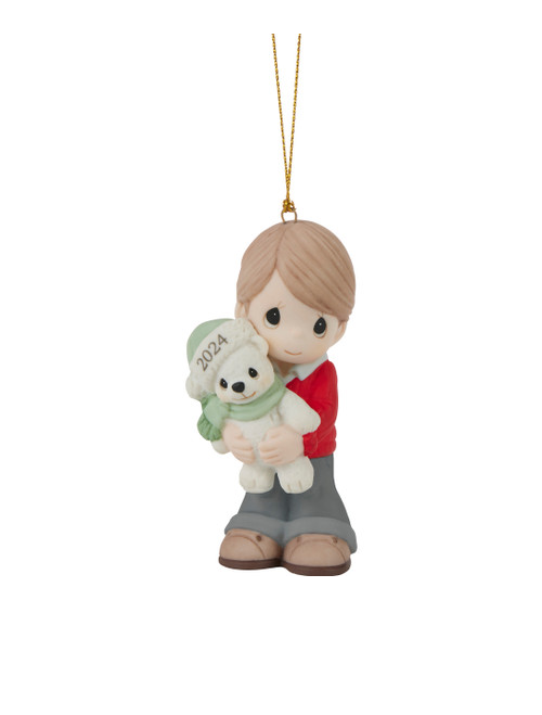 Have Yourself A Merry Little Christmas Precious Moments 2024 Dated Ornament - Boy