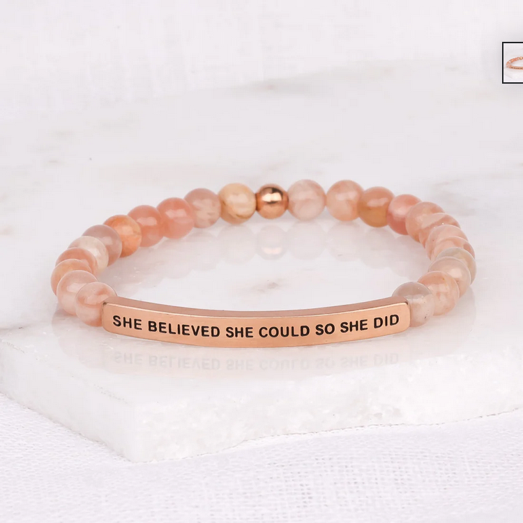 She Believed She Could..Bracelet