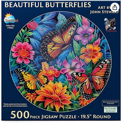 Beautiful Butterflies Puzzle