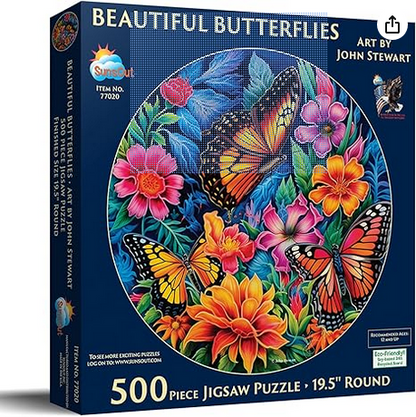 Beautiful Butterflies Puzzle