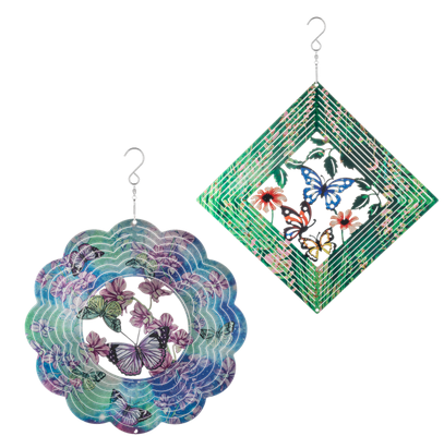 Butterfly Wind Spinners