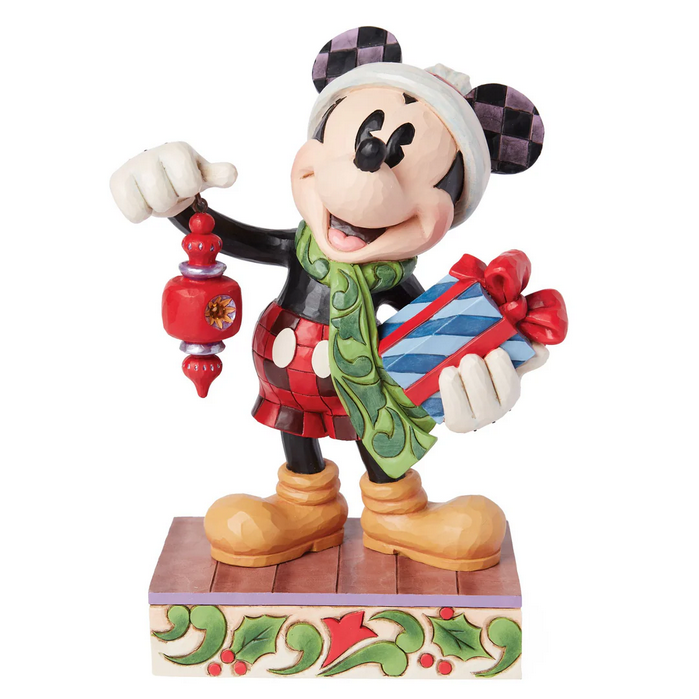 Jim Shore Disney Christmas Magic Mickey Mouse Figurine