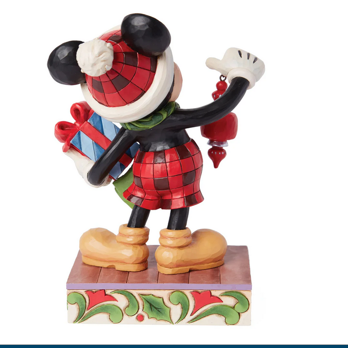 Jim Shore Disney Christmas Magic Mickey Mouse Figurine