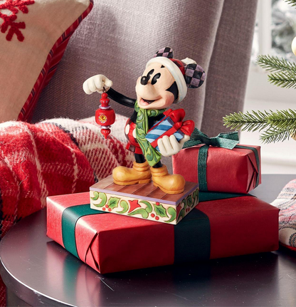 Jim Shore Disney Christmas Magic Mickey Mouse Figurine