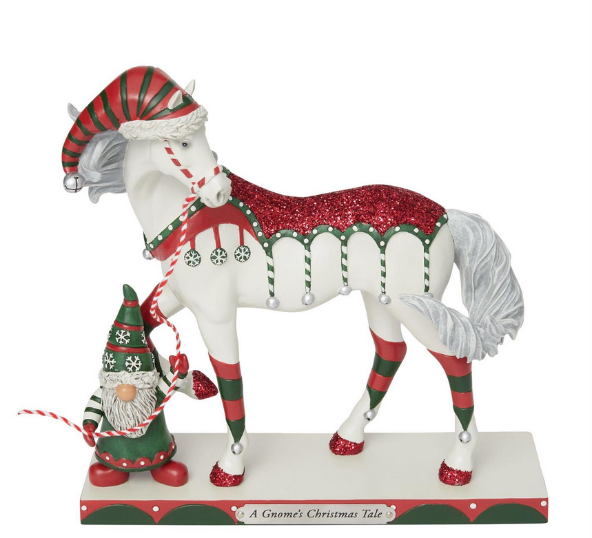 A Gnomes Christmas Tale Painted Ponies Figurine