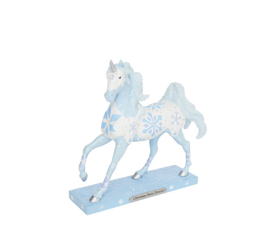 Christmas Snow Princess Painted Ponies Figurine