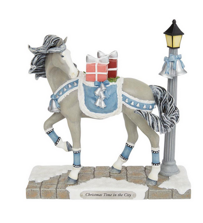 Christmas Time In The City Painted Ponies Figurine