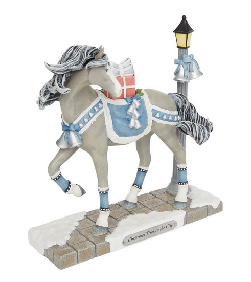 Christmas Time In The City Painted Ponies Figurine